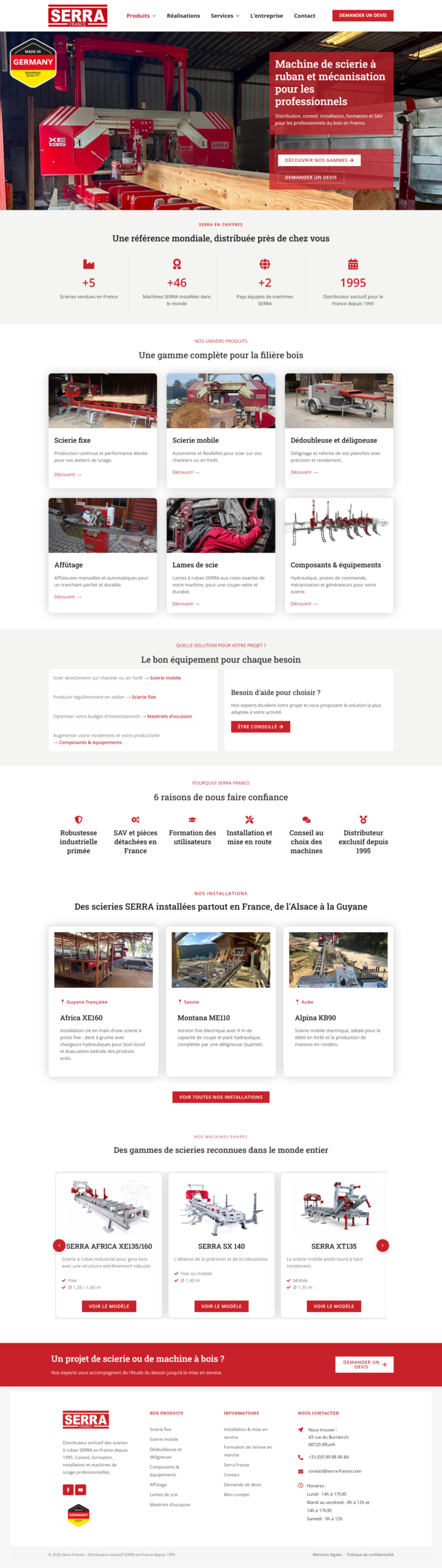 Nouveau site Serra France